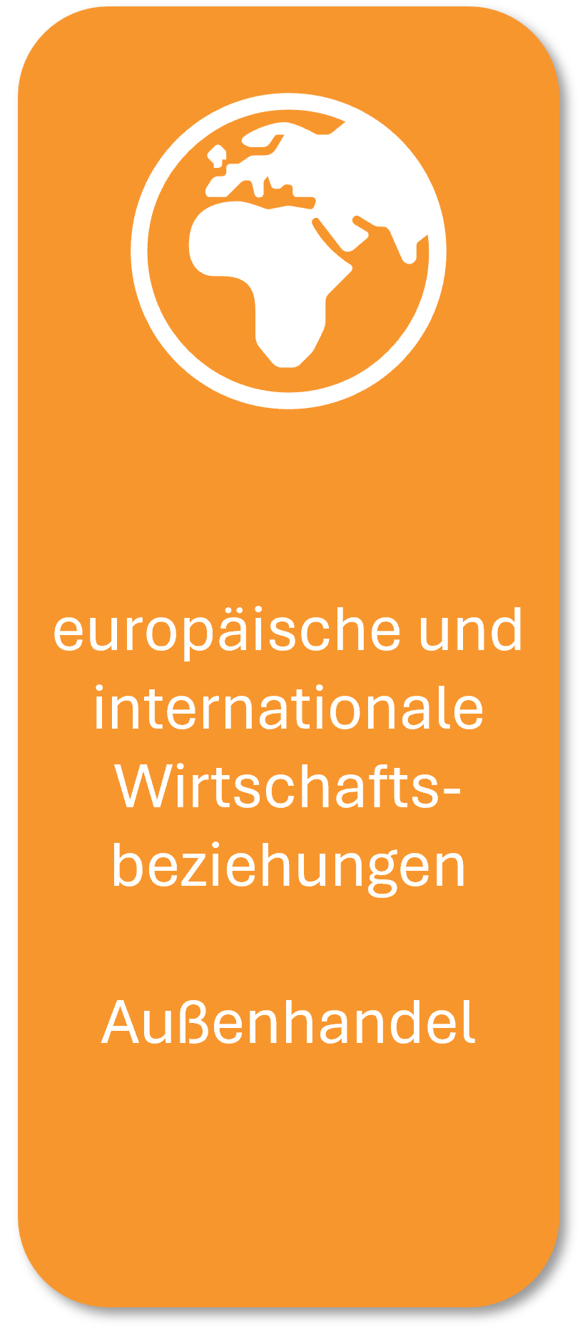 Auswahlbereich Außenhandel