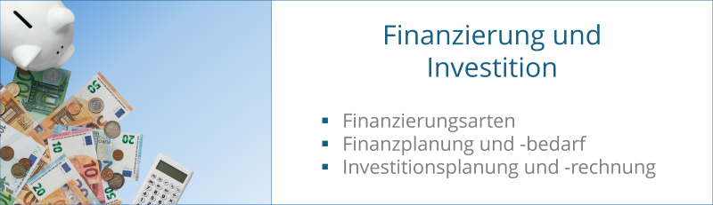 Finanzierung Investition
